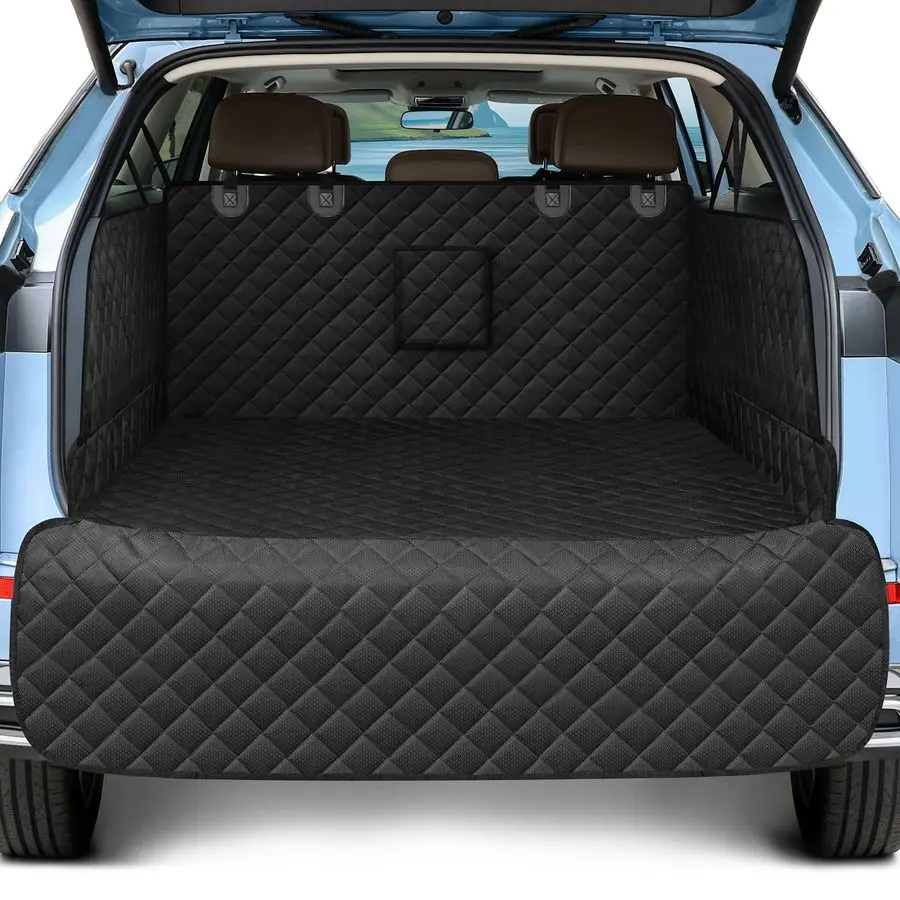 

Cargo Liner for Dogs, Waterproof Pet Cargo Cover with Bumper Flap Protector, Scrachproof NonSlip Dog Seat Mat for SUVs Sedans Va