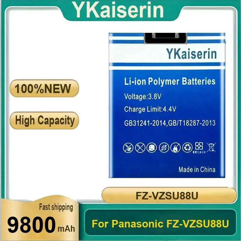 Stable Power Supply Laptop Battery High Capacity For Panasonic FZ-VZSU88U Tablet PC 9800Mah