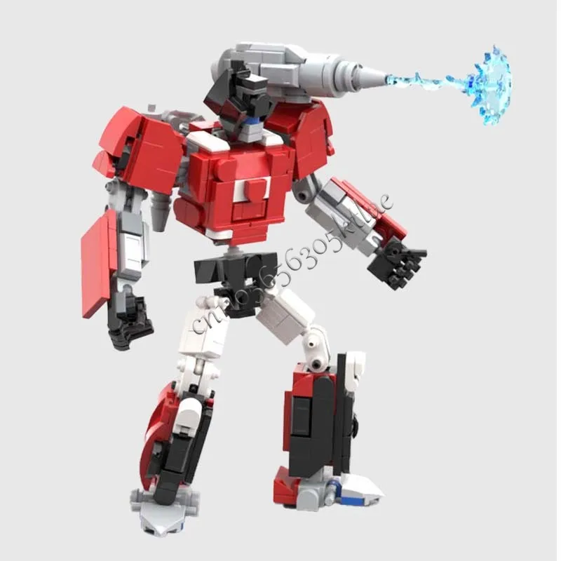 352 ELEMENTY Brickheadz Swipe Edge Bot MOC Personalizowany Modułowy Zestaw Klocków Popularny Model Projekt Zabawka DIY dla Dzieci Prezent na Boże Narodzenie