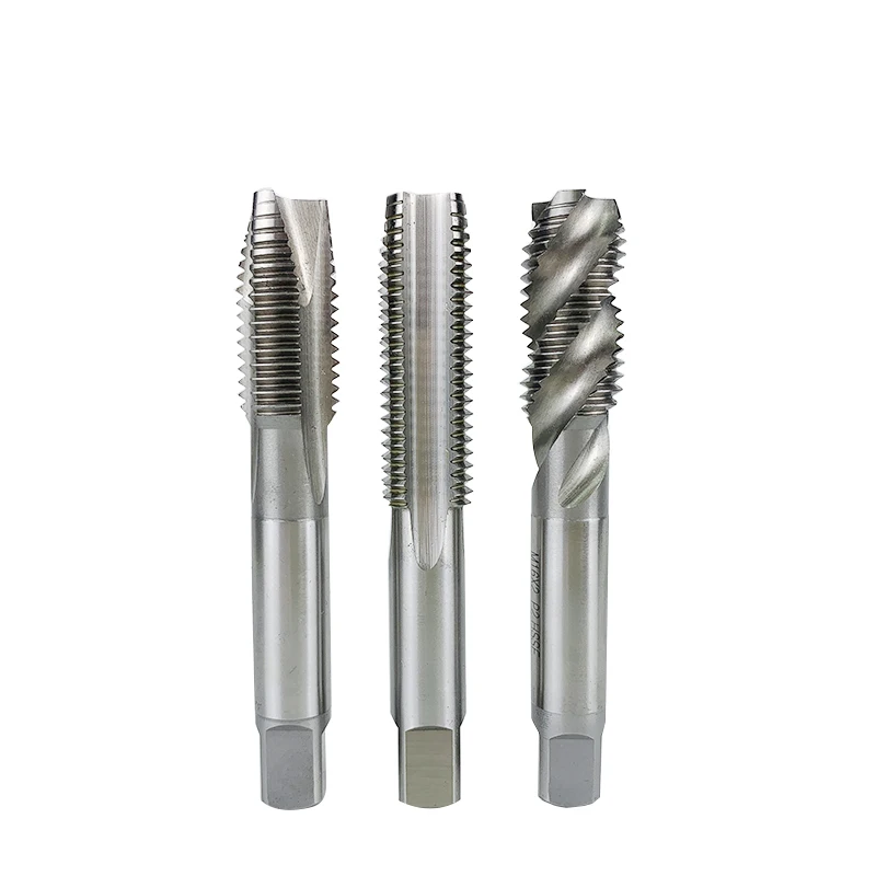 JIMMY DIN German Standard CNC Mechanical Tap HSS-E  Spiral Thread Tap M1-M20 Machine Plug Tap Threading Tool Tap Drill Bit