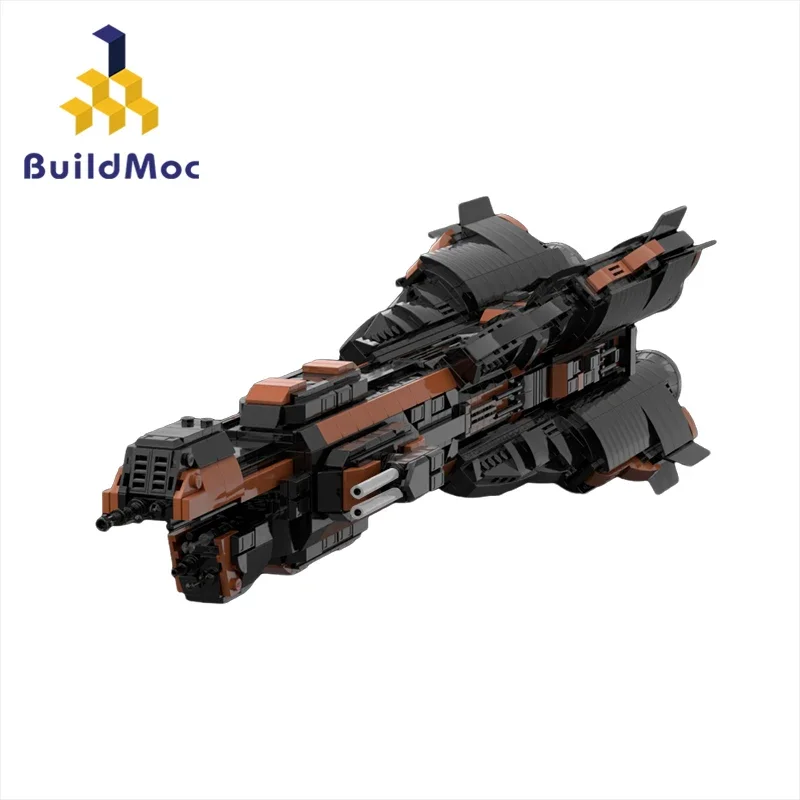 

BuildMoc The Rocinante Expanse Warship Building Block Set MCRN-Tachi Donnager-Class Frigate Spaceship Toy Children Birthday Gift