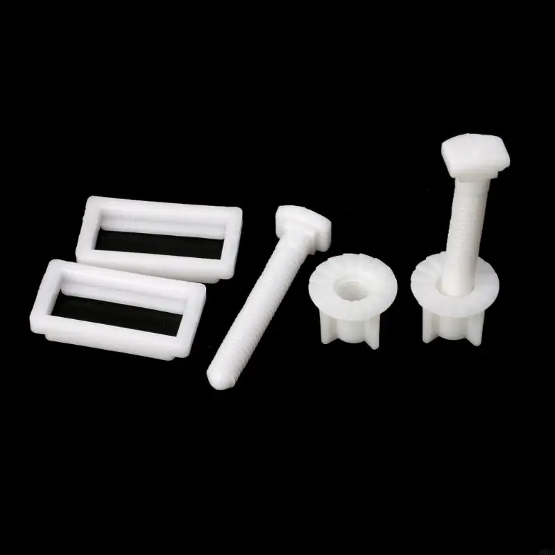 45BE Universal Toilet Seats Screws Expanding Rubber Top Fixed Screws for Top Mount
