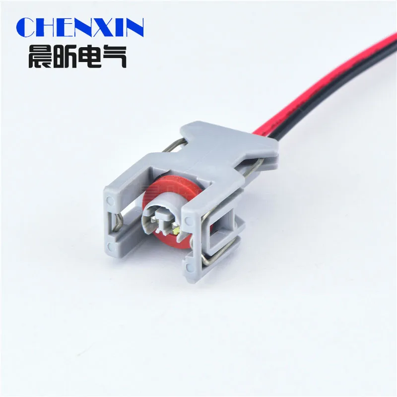 1 Set 2 Ways 240PC024S8014 Diesel Fuel Injector Wire Socket 1743486-3 Car Fuel Rail Nozzle Waterproof Connector 10811963