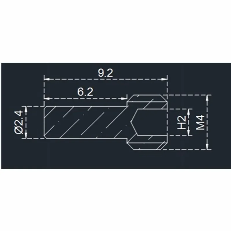 10PCS Screws 304 M4 X 9.2mm of Drive Shaft Axle for Hyper GO MJX H12Y H12Y+ Metal Upgrade Parts RC Crawler Car Truck Buggy
