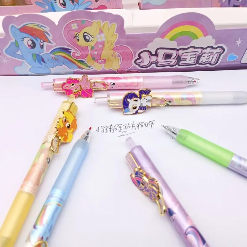 My Little Pony gel pen, high looks, trendy for writing and doing exercises, cute click black pen, perfect as a gift for friends - view 5