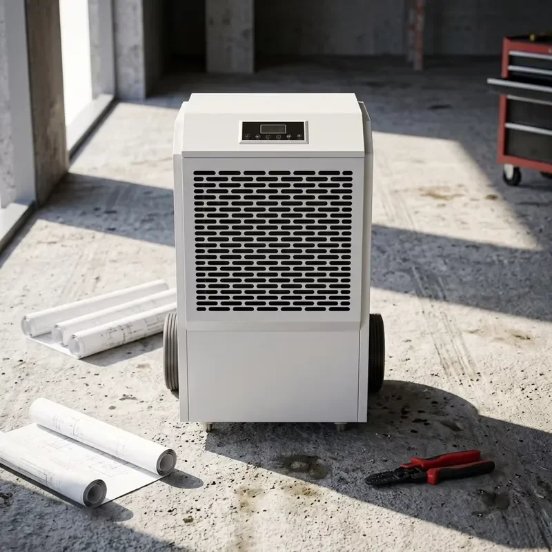 138L Industrial Dehumidifier Heavy Duty Commercial Damp Remover for Warehouse Factory Basement Mold Control with Auto Pump CE