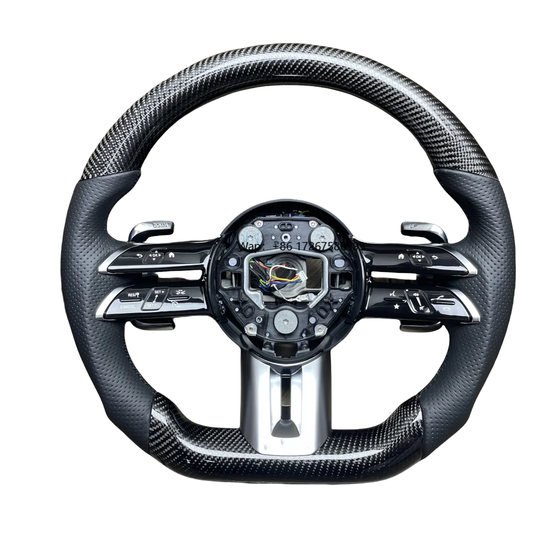 

Racing Custom Steering Wheel Custom for C Class a Class E Class Carbon Fiber Steering Wheel Assembly Upgrade