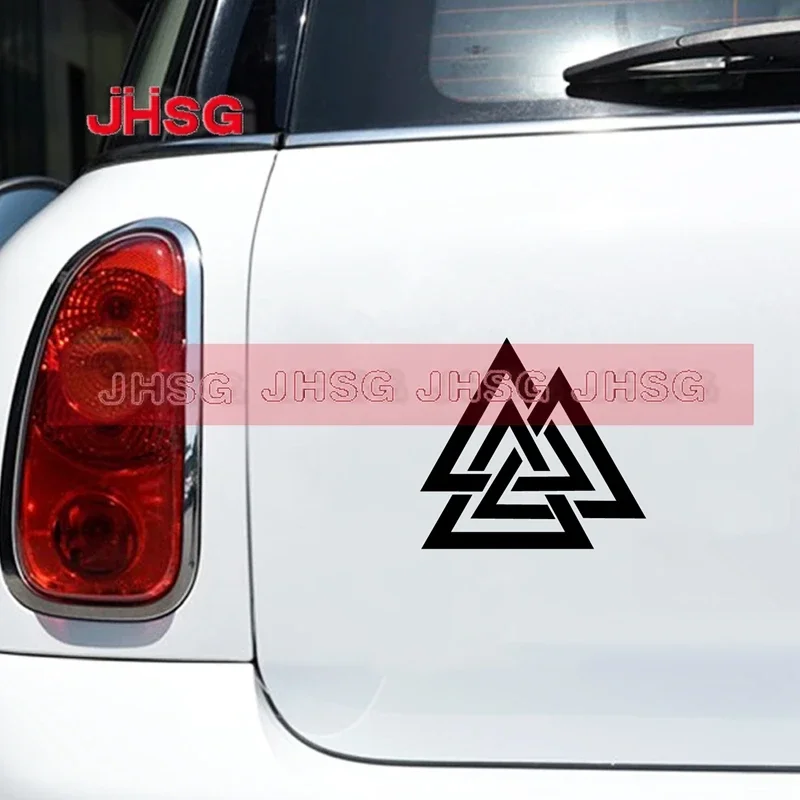 Vinyl Car Decal Pagan Odin Asaturu Norse Viking Decal Car Window Decoration Laptop Computer Decal Apple MacBook Decoration