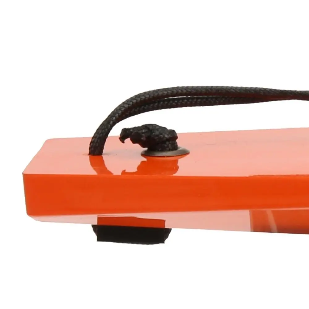 

Plastic Fishing Trolling Board Orange with Blue Wire Fishing Diving Board Multiple sizes Swinging Trolling Diving Board