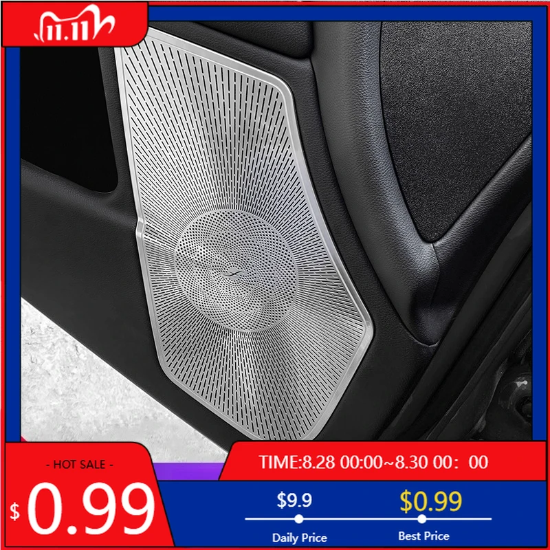 

Interior Stickers For Mercedes Benz CLS W218 CLS260 300 320 350 interior modified door horn cover 2012-2017