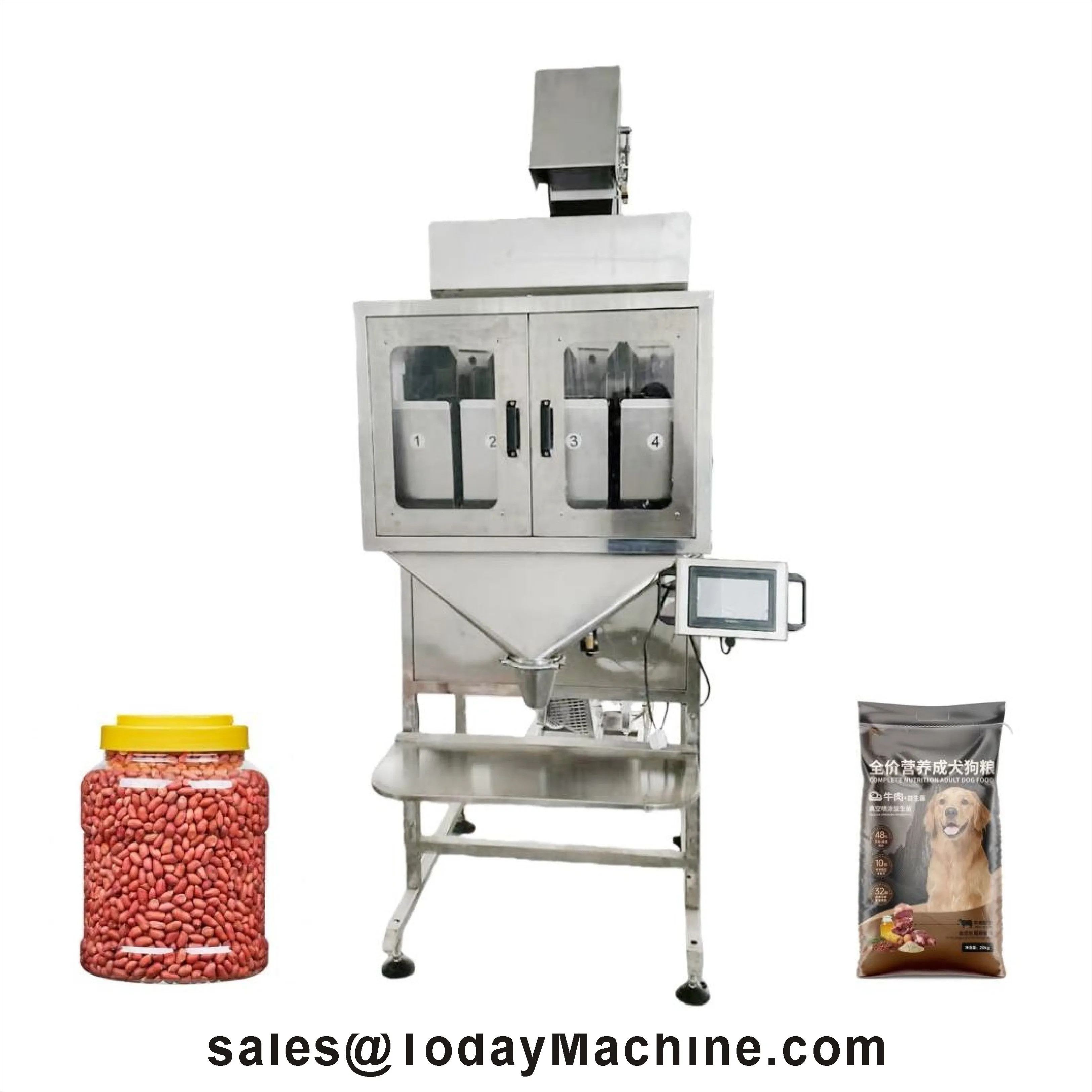 Filling Machines Multi-Function Candy Grain Chocolate Beans for Small Food High Accuracy Weighing Filling Packing Machine
