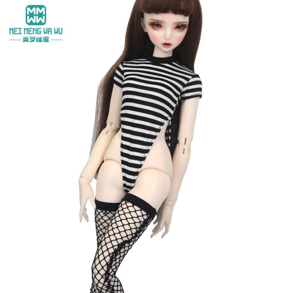 BJD Doll Clothes 58--60CM 1/3 SD DD Toy Ball Joint Doll Accessories Fashion Waistless Bodysuit T-Shirt Girl Gift