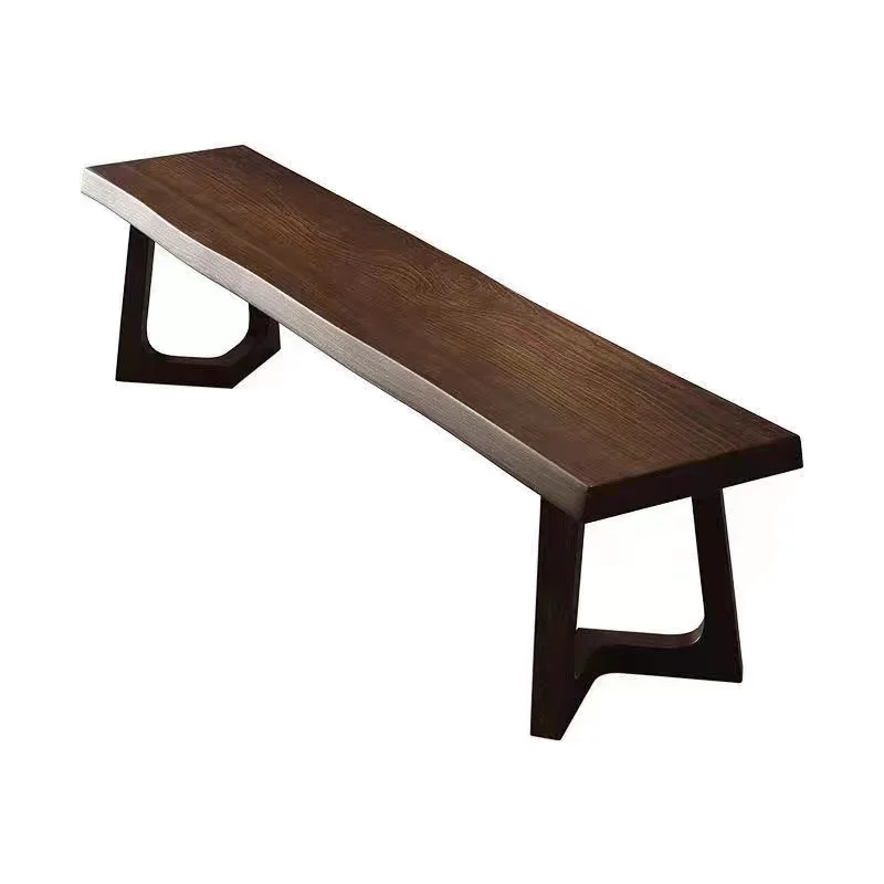 

Chinese solid wood long stool dining chair