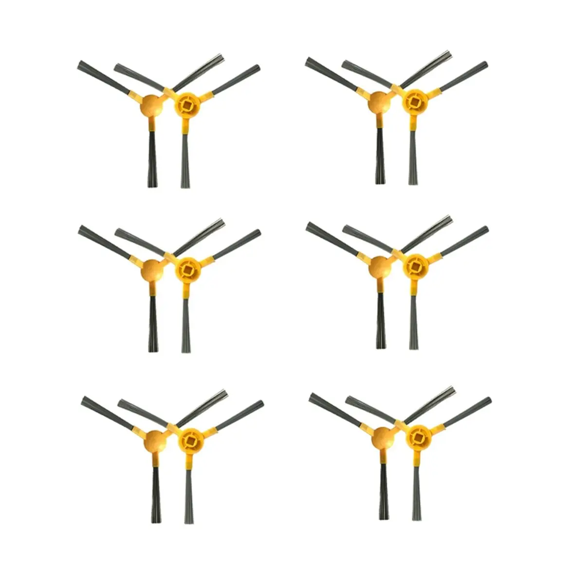 

[Горячая] 12 шт. боковая щетка для EXVAC650/EXVAC660/EXVAC680S/EXVAC880, аксессуары для подметальных машин