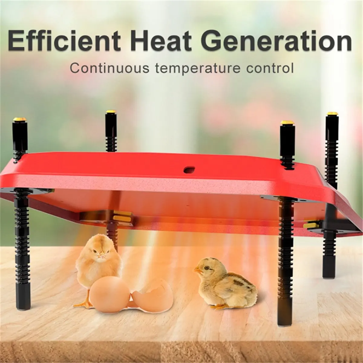 Fashion Electric Chick Brooder Heating Plate Adjustable Height Chick Cage Heater Chicken Warmer US Plug
