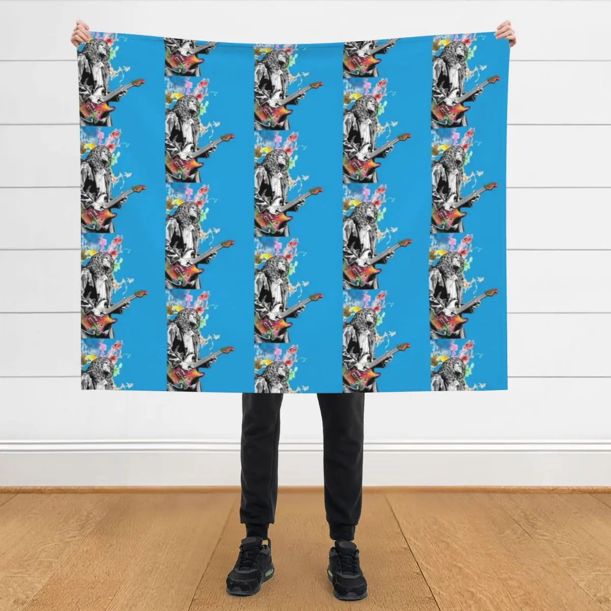 

John Frusciante _colour_ Throw Blanket Custom Decorative Sofa Hairys Blankets