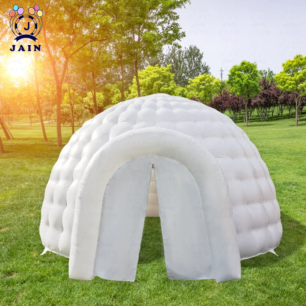 

Inflatable Igloo Dome Tent with Air Blower, Outdoor Dome Tent Portable Night Club Party Tent Event Room for Backyard, Wedding