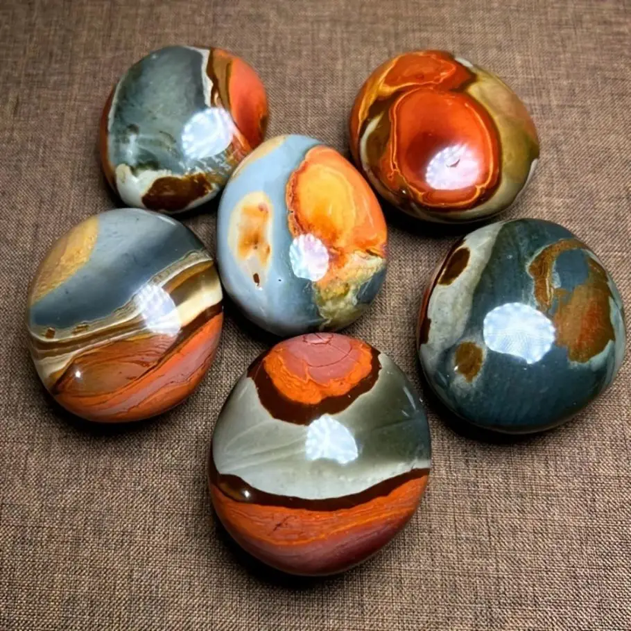 

Natural Sea Jasper Crystal Quartz Unique Ocean Pattern Stone Surface Cracks And Small Holes Healing Energy for Home Decor