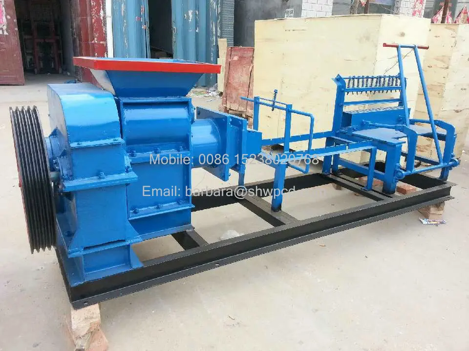 Factory Supply Fully Automatic  China Small Red Earth Mud Soil Clay Brick Making Machine Vacuum Extruder