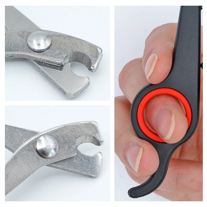 Picture 7: Pet Nail Scissors Bird Parrot Small Animals Accessory Grooming Tool Nail Scissors Clipper Black And Red