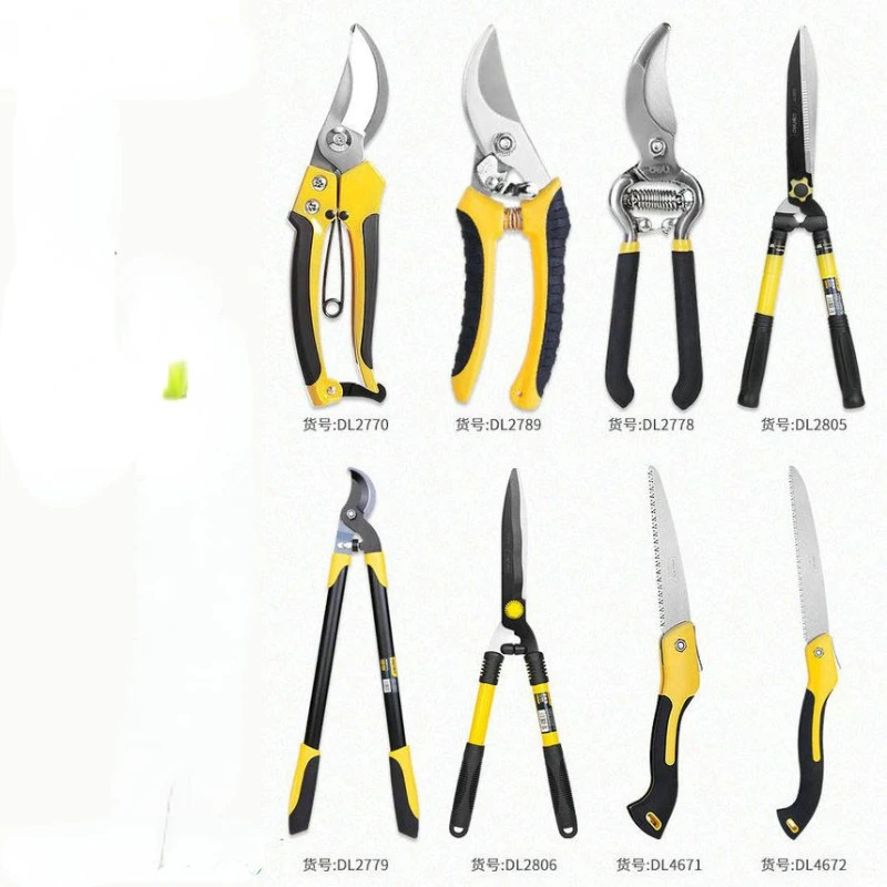 

Scissors, flower scissors, horticultural household trims, tree branches, fruit trees, and gardens are thick and strong