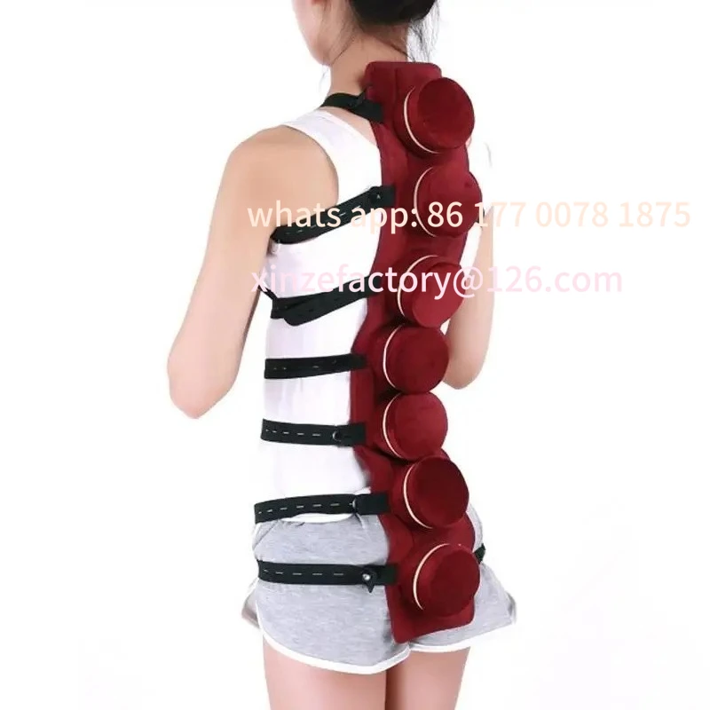 Customizable Smokeless Moxibustion Box Red Velvet Bag Cover Moxa Stick Acupuncture Roller Neck Waist Body Acupoint Massag