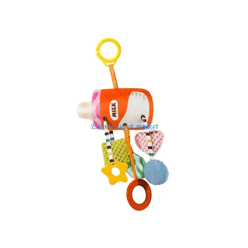 090B ベビーベッド用の対照的な動物の形をした多目的幼児視覚発達玩具