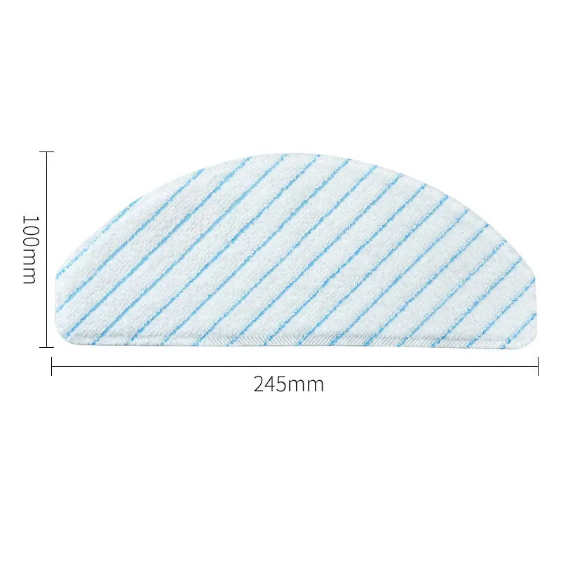 Almofadas de Mop Descartáveis Compatíveis para Ecovacs Deebot Ozmo T8 AIVI Robot Aspirador, Pacote 100