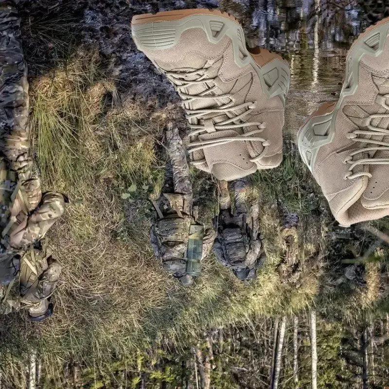 

Mens Climbing Shoes Anti Collision Fashion Outdoor Casual Lace Up Sneakers Fashion Waterproof Mountaineering Shoes