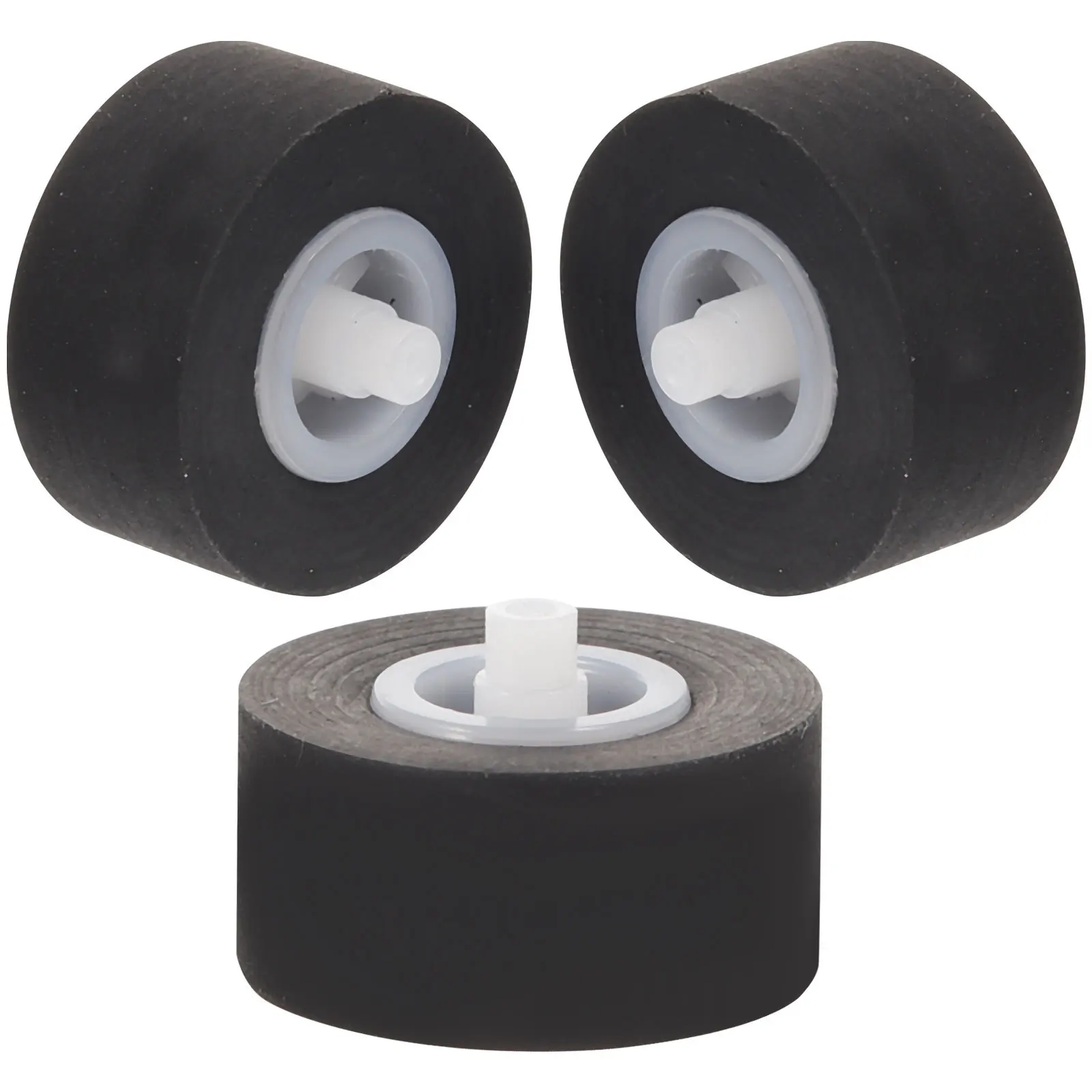 3Pcs Pinch Roller for Audio Radio Recorder Rubber Bearing Wheel Wear-Resistant Stable Replacement for Cassette Tape Machine
