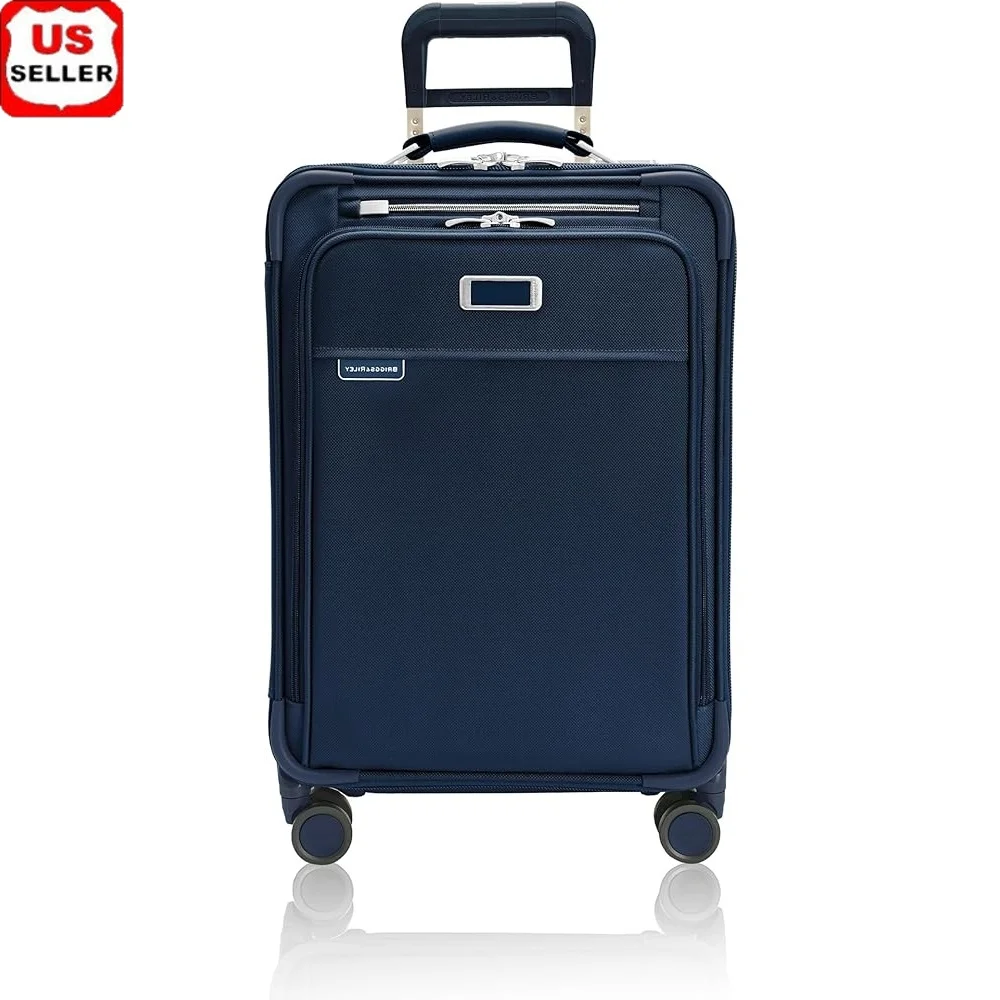

22" Expandable Carry On Luggage Softside Spinner Suitcase with 360 Wheels USB Pocket Business Travel