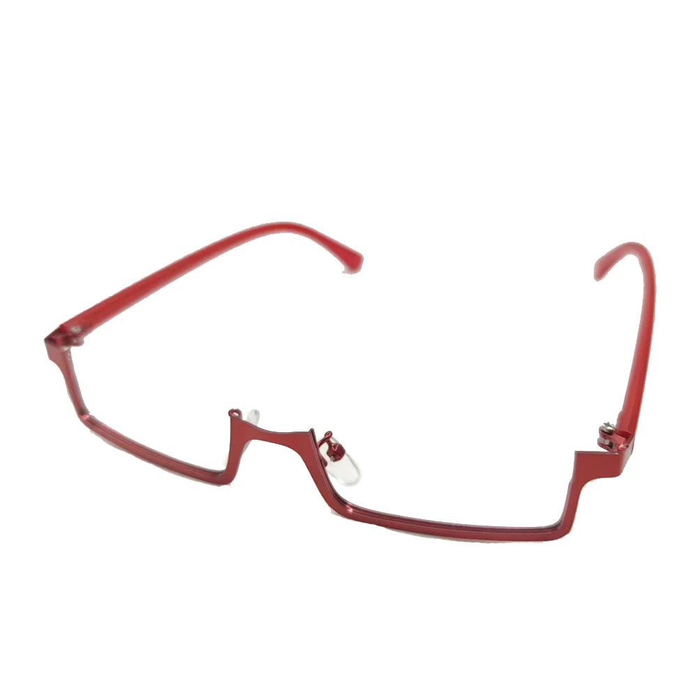 I Don't Want to Get Hurt, So I'll Max Out My Defense Mii Cosplay Red Frame Glasses Cosplay Accessories
