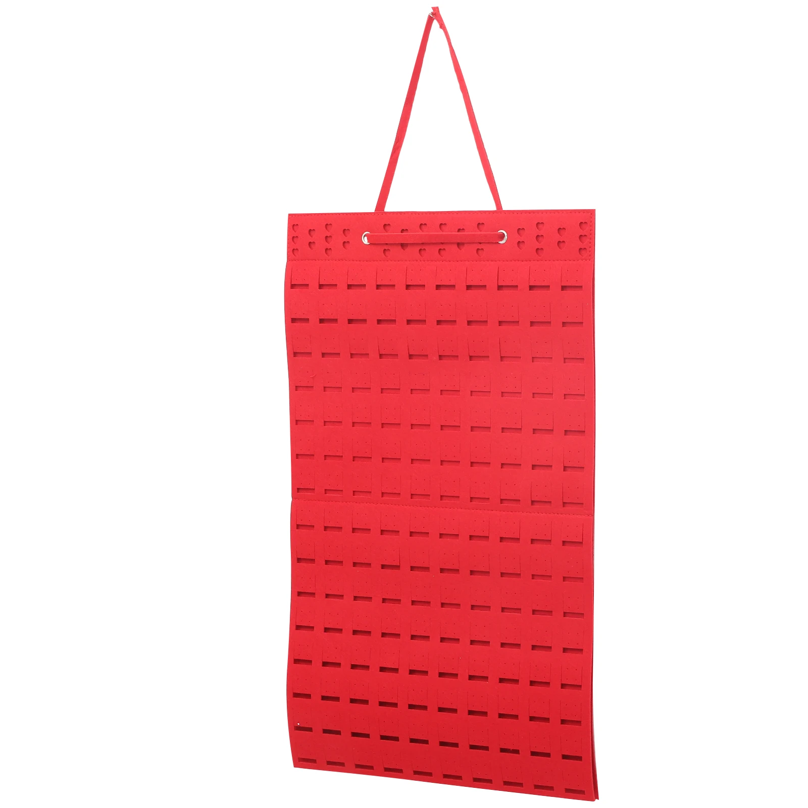 

Felt Jewelry Hanging Bag Wall ganizer Display Home Decoration Storage Kids Necklaces Earrings Choker Bags Material Easy