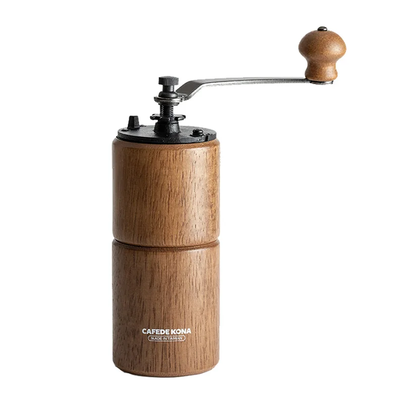 

High Quality Manual Coffee Grinder for Drip Coffee Espresso French Press Designer Conical Burr Wood Coffee Mill Cafe Decoration