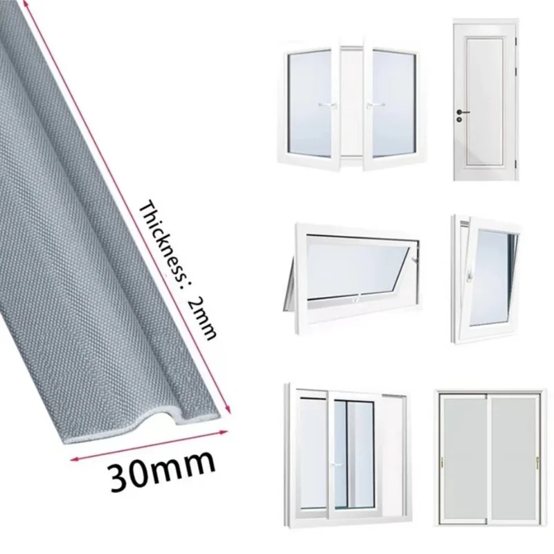 40M Soundproof Foam Window Weatherproof Sealing Strip Sliding Door Window Windproof Soundproof Door Bottom Sealing Gap Filler