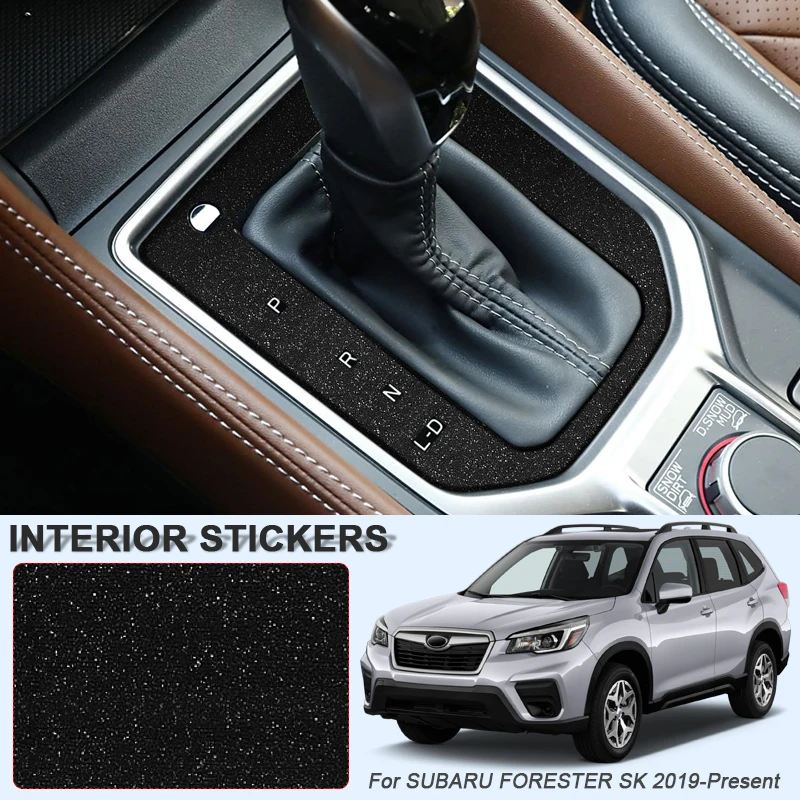 

Car Carbon Interior Sticker For SUBARU FORESTER SK 2019-2026 Auto Window Lifting Panel Decal Gear Door Protective Film Accessory