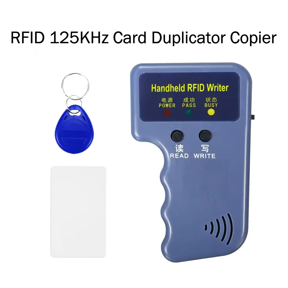 EM Handheld RFID Copier Card Reader Writer Duplicator Programmer Support EM5200 4100 EM4305/ T5577 Rewritable 125Khz Keyfob tag