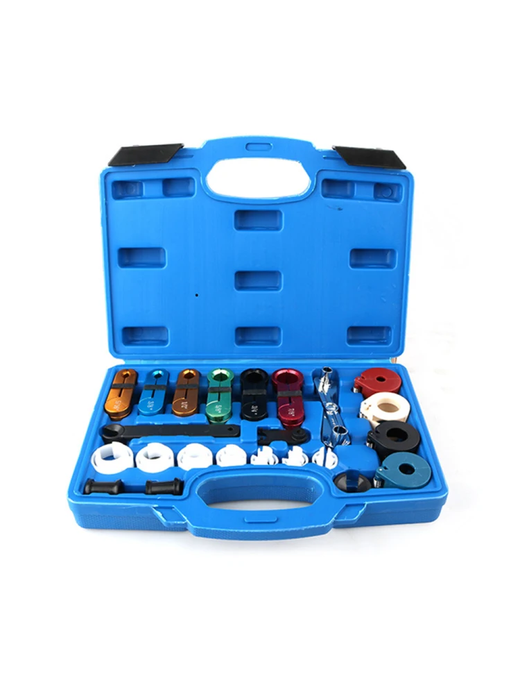 22pc Master Quick Disconnect Tool Set Line Disconnect Tool Kit for A/C Fuel Transmission Systems Air Fuel Line Removal Tool