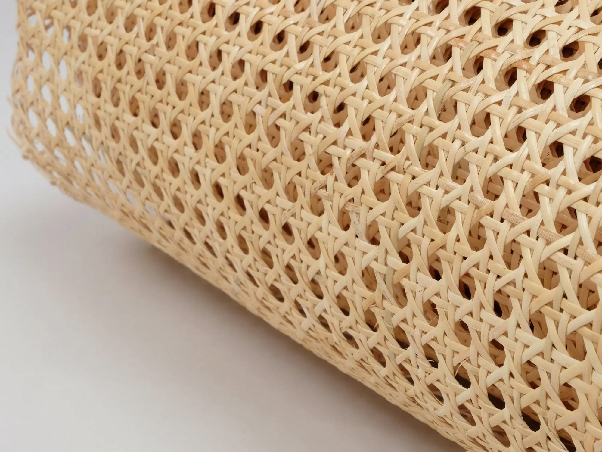 35-55 cm breite Rattanrolle, natürliches großformatiges Rattan-Geflechtmaterial, Rattan-Gewebe für Schrankkopfteile – Detail 3