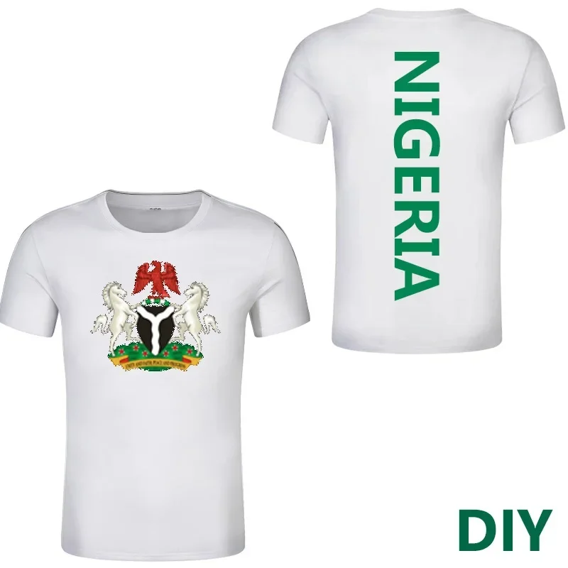 Nigeria Flag 3D Print Oversized T Shirt for Adult/kids Summer O-neck Short Sleeve Funny Tshirt Graphic Tees Football Jersey