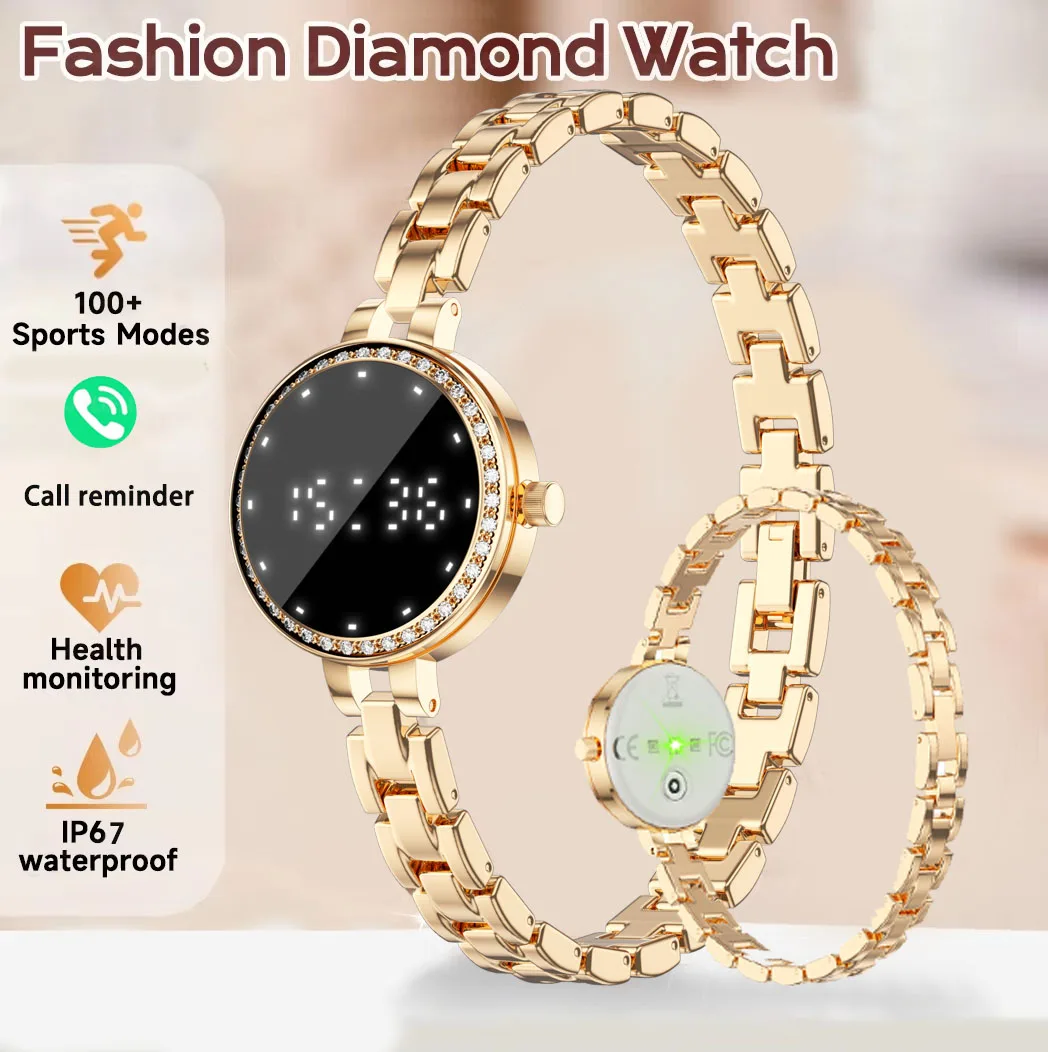 

Sports Fitness Wristbands Women Health Smart Bracelet Pedometer Waterproof Smart Watch Heart Rate Sleep Monitor ladies 2026 New