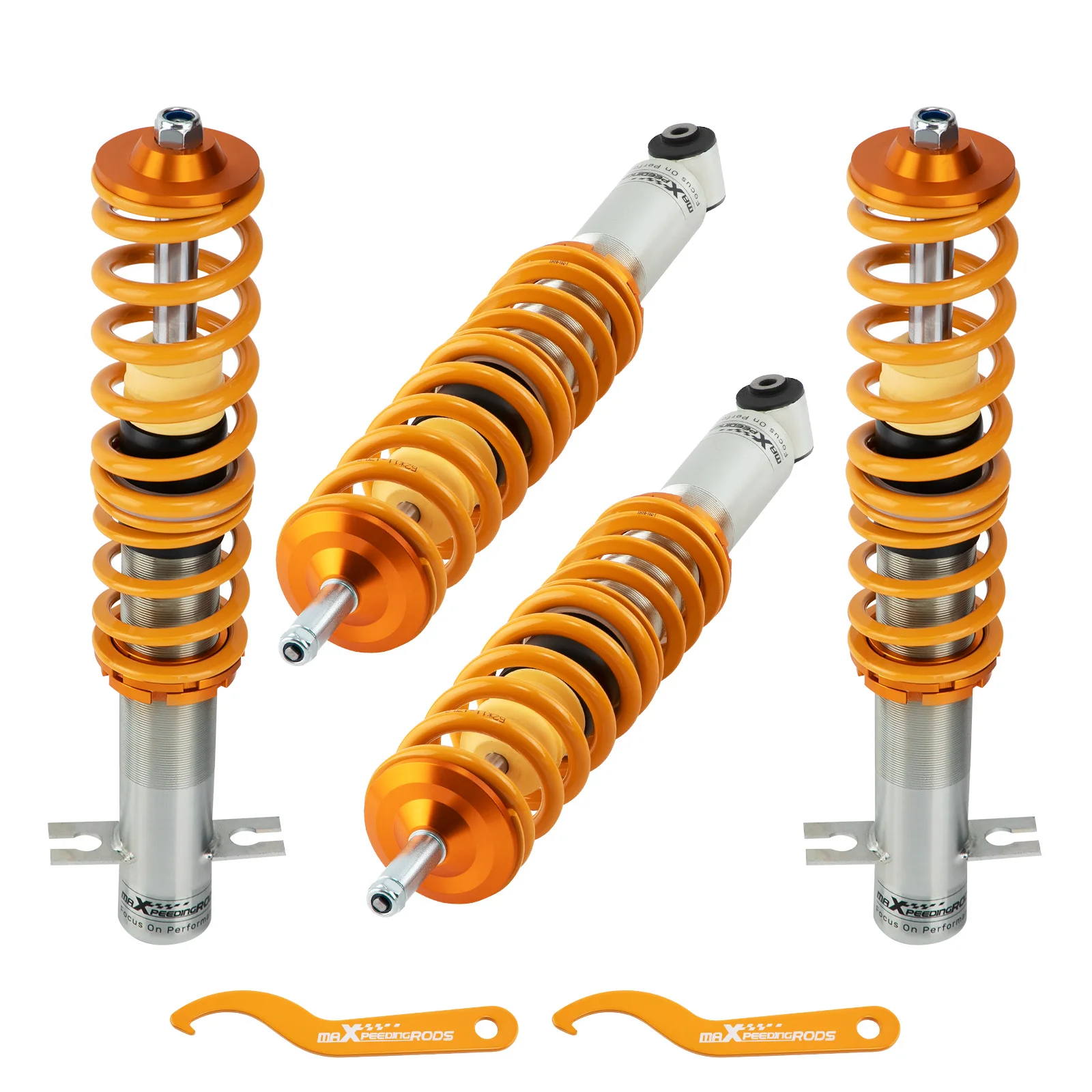 MaXpeedingrods CoilOver For Volkswagen Jetta/Rabbit MK1 1975-1984 Shock Absorber Adjustable Height Coilovers Shock