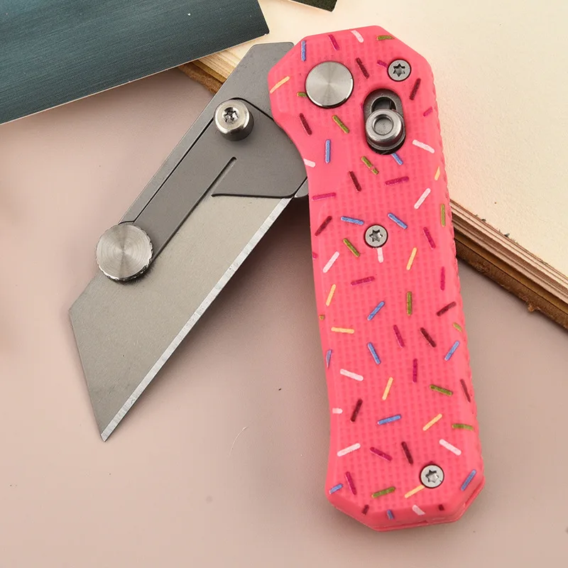 حار بيع حاد المحمولة صلابة عالية في الهواء الطلق سكين قابل للطي المحمولة انفصال شفرة الفن سكين #3