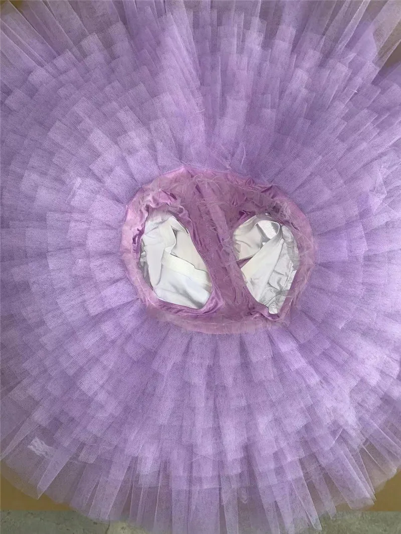 Tutu di balletto di danza classica personalizzata per ragazze da 12 strati di alta qualità