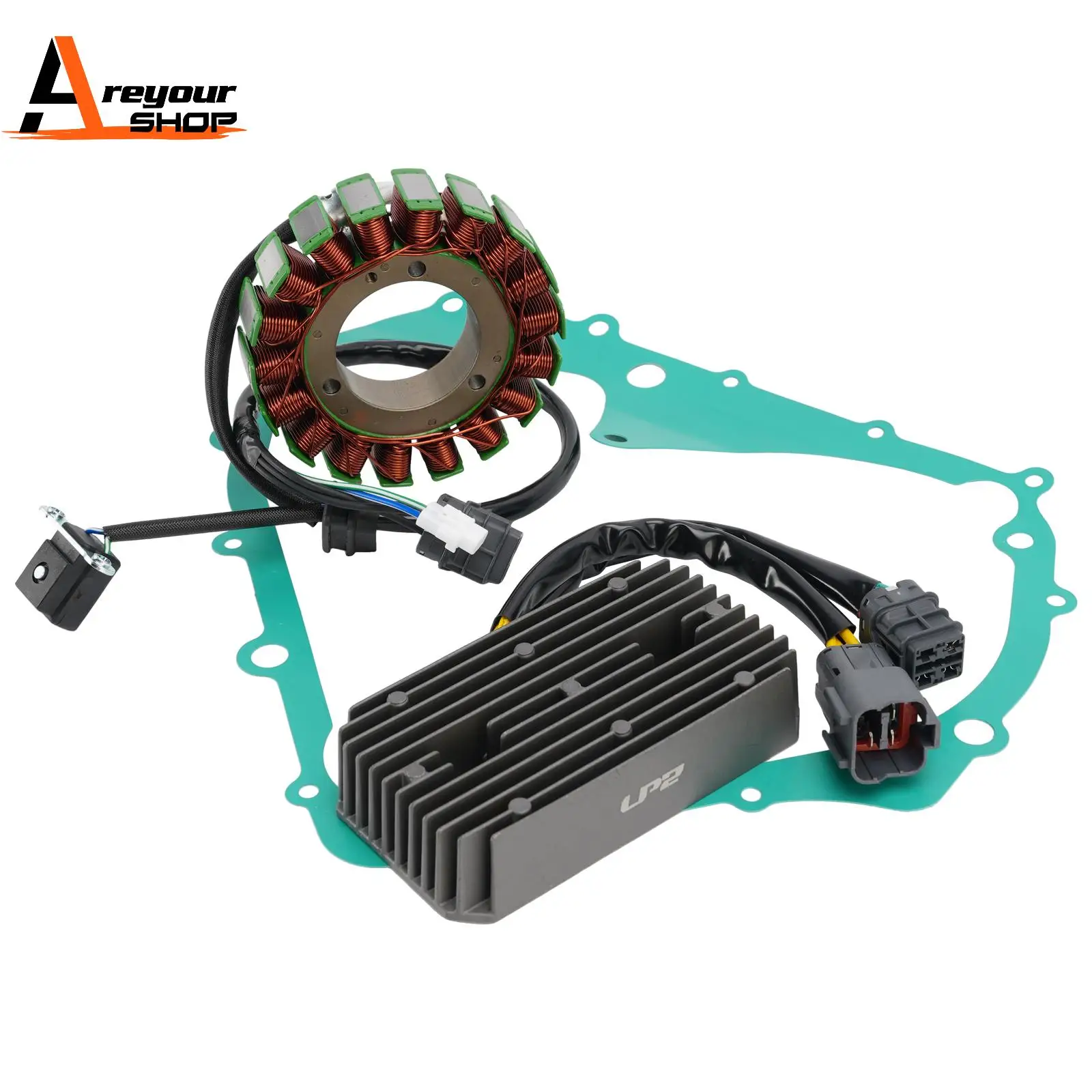 Areyourshop Stator Regulator Rectifier & Gasket for TGB Blade / Target 425 500 550 600