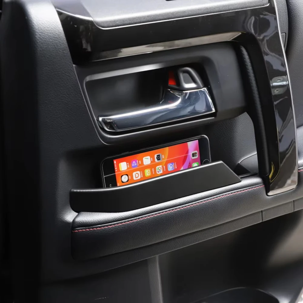 Car Door Armrest Handle Storage Box Organizer Tray for Toyota 4Runner 2010-2024 Inner Car Container Interior Accessories
