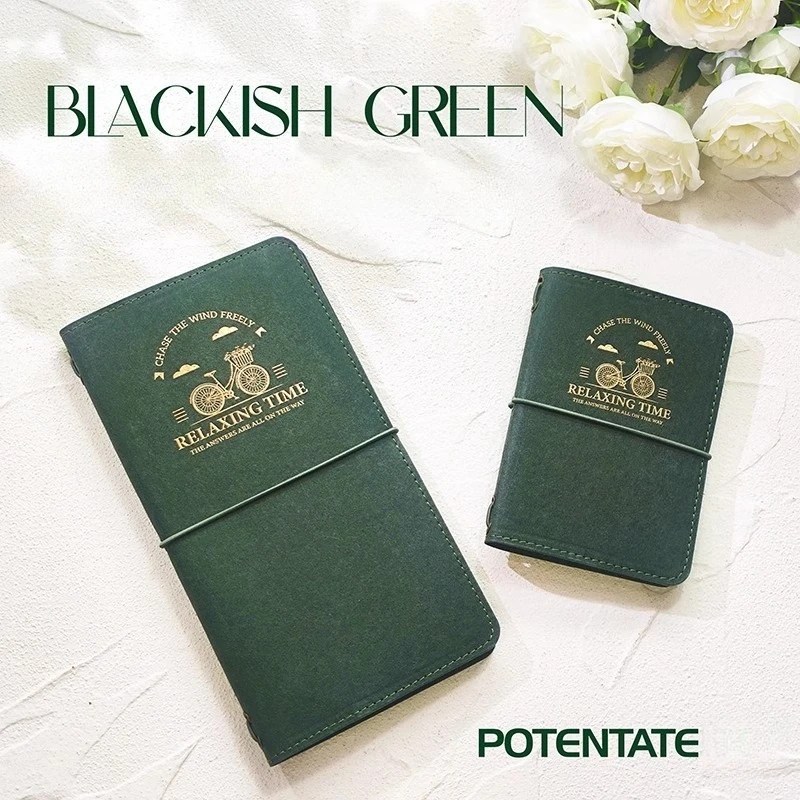 

POTENTATE100% Cotton Pulp Watercolor Paper 200g Retro Travel Sketchbook Replaceable Core Portable Painting Book Art Supplies