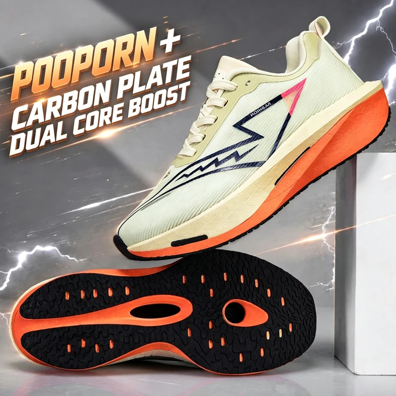 Running Shoes For Men's Speciality Marathon Sports Breathable Nonskid Athletic Sneakers Outdoor Lightweight Fitness Jogging