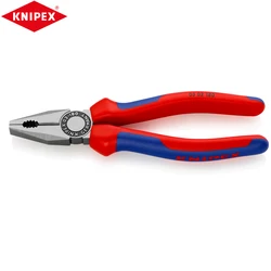 KNIPEX 03 02 180 Combination Pliers High Hardness Sharp Blade Cut Flat Wear Resistant Durable Simple Operation