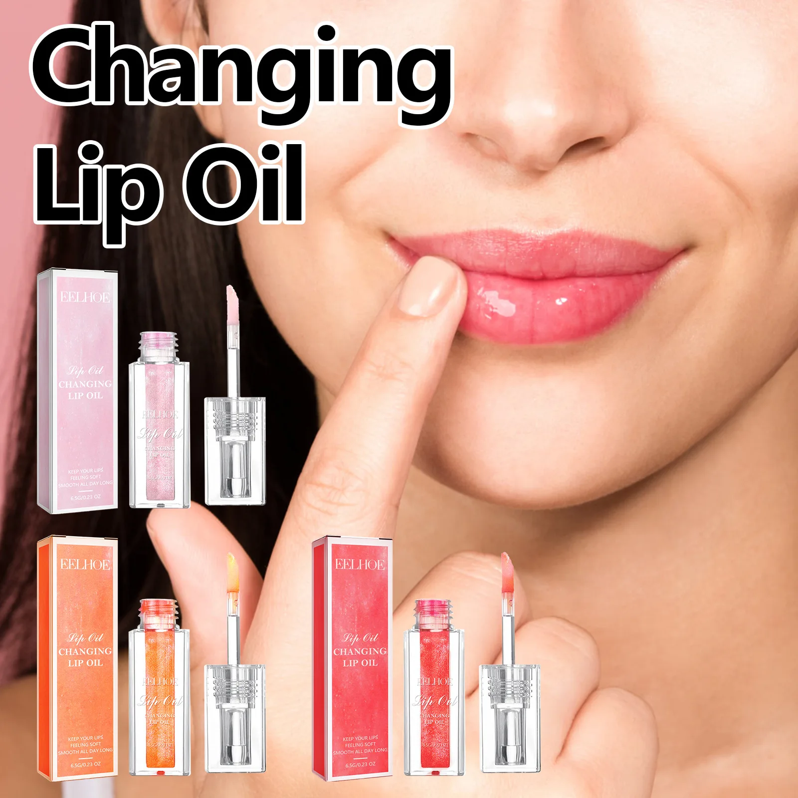 Aceite que cambia de Color para el cuidado de los labios, hidratante, exfoliante, labios regordetes, maquillaje, lápiz labial colorido, cosméticos, antisecado